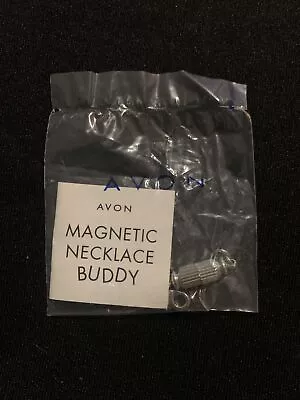 Avon Magnetic Necklace Buddy/Silver-Tone/Measures 1.5” Long X .25” Wide/NOS/VTG • $4.99