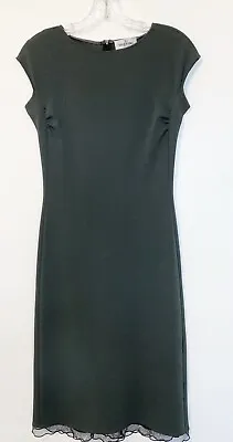 Vintage Valentino Miss V Gray Pencil Dress Small • $99