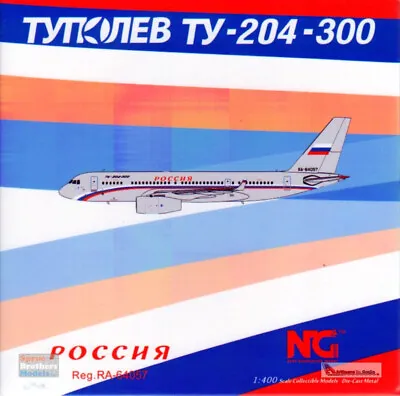 NGM41002 1:400 NG Model Russia State Transport Company Tupolev Tu-204-300 Reg • $56.69