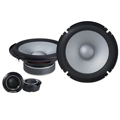 Alpine S2-S65C S-Series 6.5  2-Way Component Speakers • $149.95