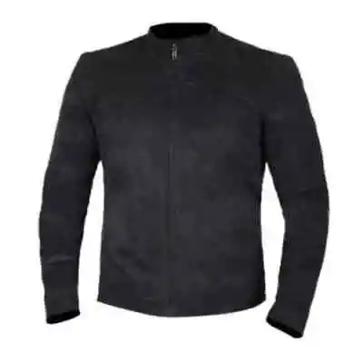 Mission Impossible Movie Jacket Men's Black Suede Leather Slim Fit Stylish Biker • $119.98