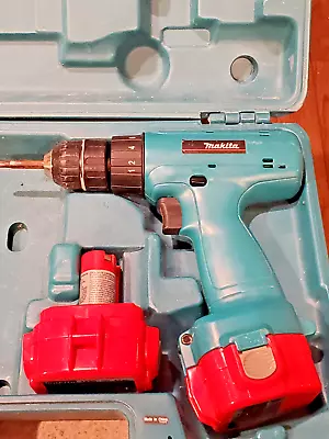 Makita 3/8'' Drill (6227d) W/ Two 12v Batteries  & Box No Charger • $44.99