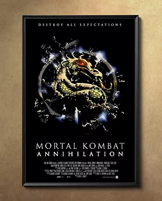 Mortal Kombat Annihilation 1997 Movie Poster 24 X36  Borderless Glossy 9742 • $17.98