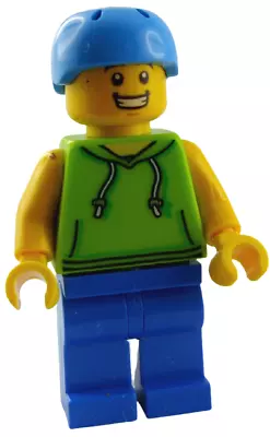 £2.16 • Buy LEGO Skateboarder With Helmet Boy Minifigure City Cty1138 Figure LEGO Figure New