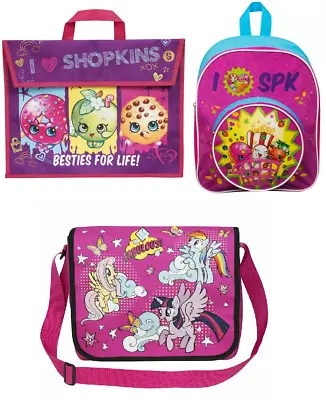 Shopkins Kids  Girls Backpack Book Or Messenger Bag • £6.99