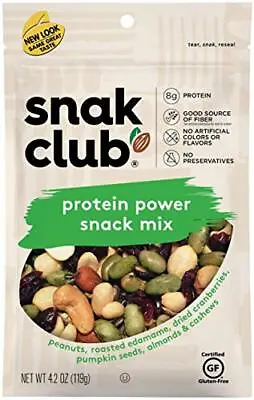 Snak Club Assorted Mixes Protein Power 4.2-oz. 6 Count… • $30.49