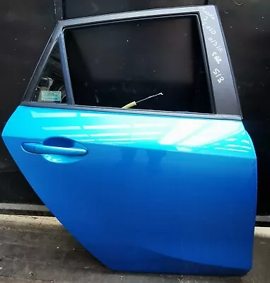 Mazda 3 Hatchback 09-10-11-12-13 Driver Side Rear Bare Door Shell Blue • $167.97