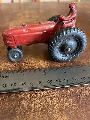 Vintage Graham Bradley Auburn Rubber Red Tractor Hitch Intact • $300