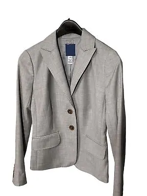 J.Crew Womens 0P Light Gray Schoolboy Career Blazer 100% Lightweight Wool Lining • $48