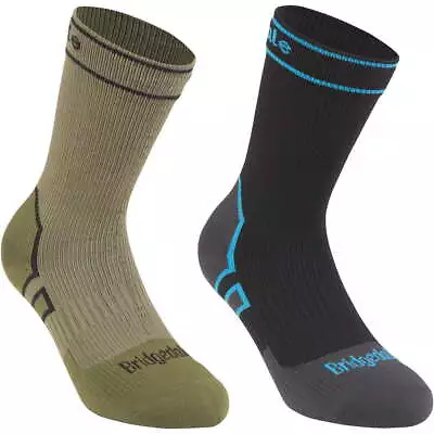 Bridgedale Stormsock 100% Waterpoof Midweight Boot Length Socks Outdoors Unisex • $44.74