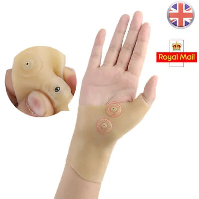 £0.99 • Buy Magnetic Therapy Gloves Wrist Hand Support Pain Relief Finger Compression UK