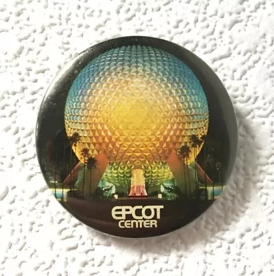 Walt Disney World Epcot Center 1982 Pinback Button 1st Year Vintage Theme Park • $11.96