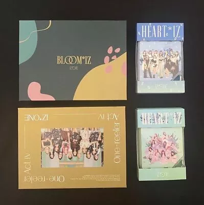 Iz*one Kit Album Set Of 4 With Photocard One Reeler Bloom*iz Heart*iz IZONE • $260.47