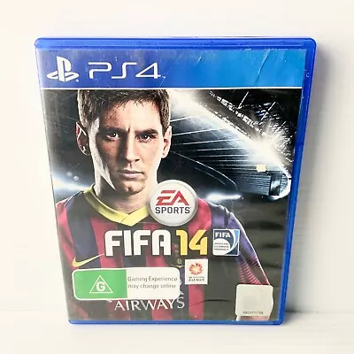 FIFA 14 + Manual - PS4 - Tested & Working - Free Postage • $12.88