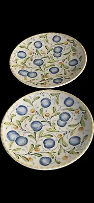 Mikasa Country Cheer Salad Plate 8 5/8” Japan DW 103 Set Of 2 PRISTINE • $29.95