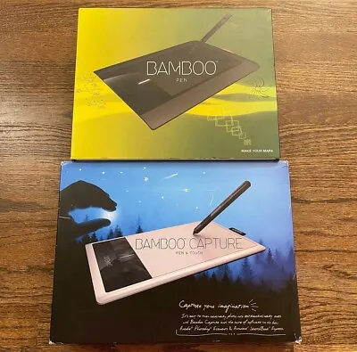 Wacom CTH470 Bamboo Capture Pen & Touch & Wacom CTL460 Bamboo Pen Digital Tablet • $73.49