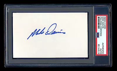 Mike Davis Signed Mint Index Card Psa/dna Autograped La Dodgers 1988 Wsc • $59.99