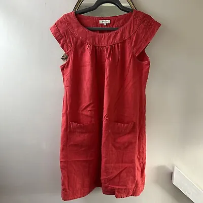 £7.50 • Buy Kew 159 Red Dress With Pockets Size 14