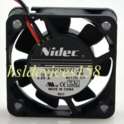 1Pcs Nidec 12V 4010 4CM 0.04A U40X12NS2Z7-51 Ultra Quiet Humidifier Fan 2-wire • $15.90