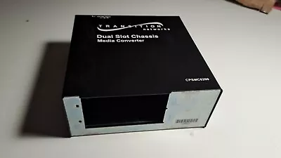 Transition Networks CPSMC0200-200 Dual Slot Chassis Media Converter • $60