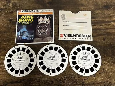 View-Master KING KONG - B3921 - 3 Reel Set Greatest Monster Of All Time Rare • $5