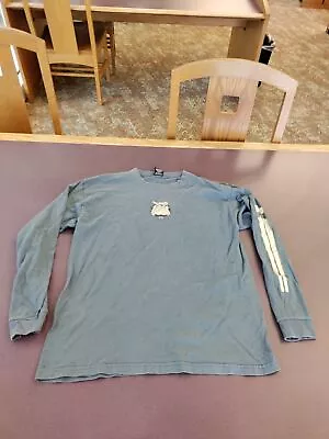 Vintage 90s No Fear Bull Dog Long Sleeve Shirt Size Medium • $19
