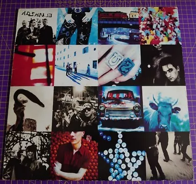 U2 Achtung Baby Vinyl Record  LP 1991  Island Records Uncensored Nude Sleeve • $62.16