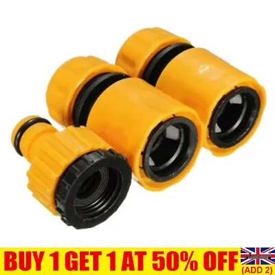 3Pcs/set Garden Watering Hose Pipe Tap Connector Adaptor Fitting Universal AU • £4.19