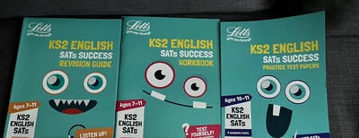 £8 • Buy KS2 School Books, Letts English, SATS Preparation, Revision Guide, Workbook