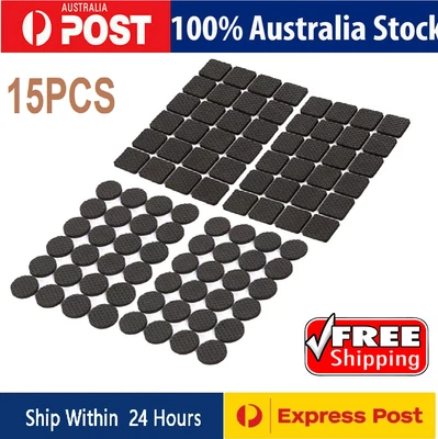 $7.19 • Buy Premium Felt Pads Floor Protector Furniture Self-Adhesive Wood Chair Table AU