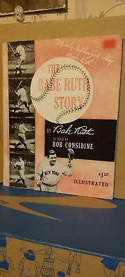 The Babe Ruth Story Magazine 1948 As Told By Bob Considine • $23.49