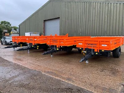 Farm Trailers 4 6 8 10 & 12 Ton Tippers Drop Side Heavy Duty Trailers • £6665