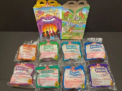 New Sealed Vintage 1994 Disney Adventures McDonalds Happy Meal Complete Set Of 8 • $19.99