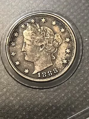 $25.01 • Buy 1888 Liberty V Nickel Nice XF