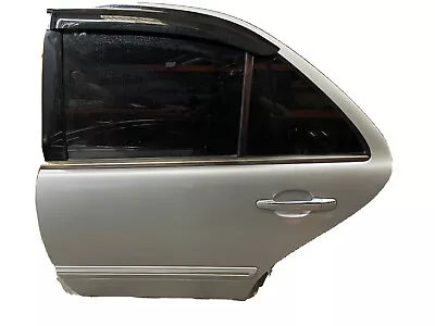 2000-2002 Mercedes E320 E430 E55 Rear Left Driver Door Complete SILVER OEM • $220