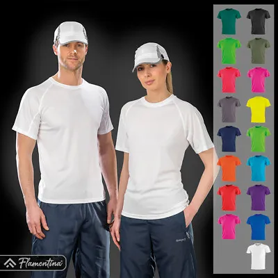Spiro Performance AirCool T-Shirt Quick Dry Top Gym Fitness Running Team Sports • £5.90