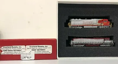 Overland Models EMD Demo SD70MAC & BNSF SD70MAC Set Brass N Scale • $762.81