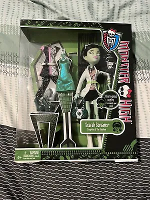 Mattel Monster High Scarah Screams 10.5 In Doll With Fashion Assortment - BBR86 • $61