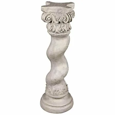 $317.77 • Buy 36  Twisted Corkscrew Shaft Elegant Spiral Baroque Style Column Gallery Pedestal