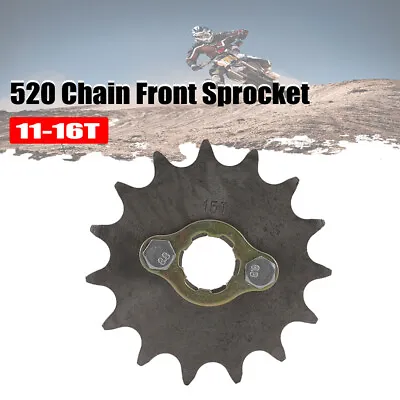 520 Chain Front Sprocket For 11-16T 125cc 110 150cc 200 SSR Pit Bike ATV Go Kart • $10.99