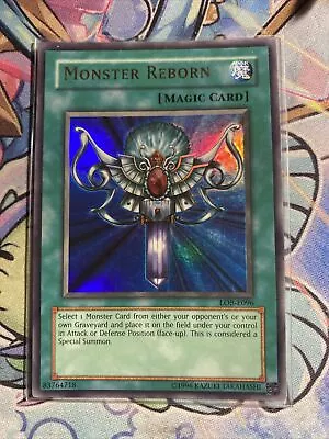 Monster Reborn Lob-e096 Unltd Ed (VLP) Ultra Rare Yu-Gi-Oh! • £15