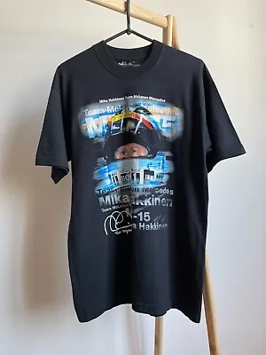 Mika Hakkinen Team McLaren Mercedes Formula-1 Vintage T-Shirt Size M • $55