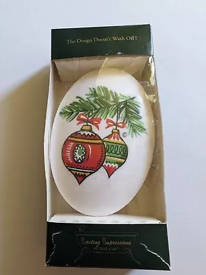 Vintage Lasting Impressions Picture Soap 3oz. Christmas Ornaments Made In... • $4