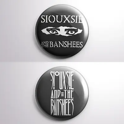 £1.99 • Buy Siouxsie And The Banshees Rock Band 25 Mm Badge Pin Button Music Group Logo Art