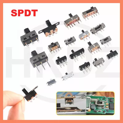 Mini Miniature Model Railway Slide Switch 23-Position 2 Pin 3 Pin SPDT Switch • $2.25