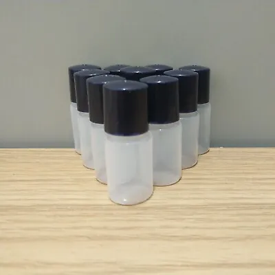 £1.75 • Buy 4ml Plastic Sample Bottles Tube Mini Small Vials Storage Container Packs Of 10