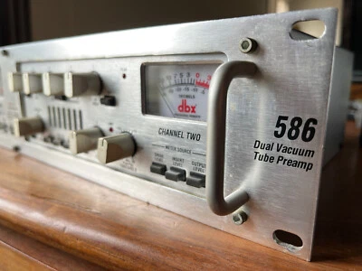 $225 • Buy DBX 586 Microphone Dual Vacuum Tube Mic Pre-Amp