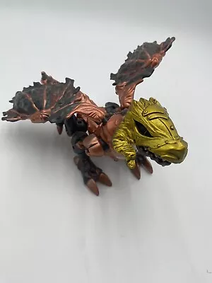 2005 MEGA BLOKS Dragons Metal Ages Bronze Dragon Solaris #9824 - Untested • $10