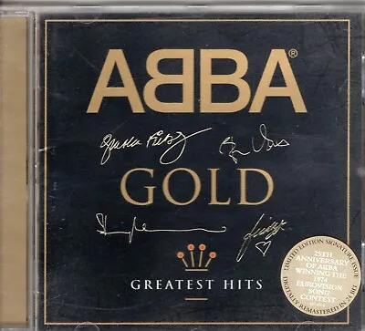 ABBA - Gold: Greatest Hits CD Limited Signature Edition - Embossed On Jewel Case • $7.45