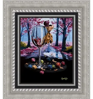 Michael Godard “I Lost My Marbles” LE Embellished Giclee COA • $750